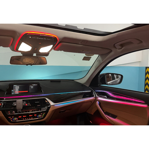 Éclairage d'ambiance intérieur personnalisé pour BMW Série 5 2018-2023, bande LED acrylique Symphony, lampe d'ambiance, vente d'usine - Product Image 2