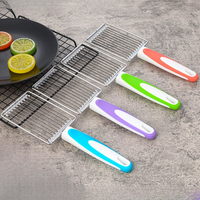 Hete Aanbieding Handmatige Antislip RVS Tomaten- en Hammeser Multifunctionele Anti-aanbak Fruit- en Groentesnijder