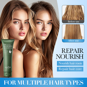 Le nouveau revitalisant capillaire réparateur à l'avocat SADOER en marque propre – Soins capillaires naturels nourrissants et réparateurs - Product Image 2