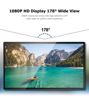 Écran tactile interactif LCD mural pour intérieur, 32'', 43'', 49'', 55'', 65'', 75'', moniteur FHD, affichage numérique publicitaire