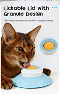 Tapis de léchage pour animaux de compagnie, gamelle interactive en silicone anti-renversement pour chat et chien, jouet de puzzle pour chiot, réduisant l'ennui et stimulant la digestion