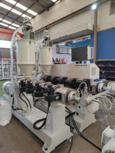Machine de fabrication de tuyaux électriques PE-PE PPR Horserider Ligne d'extrusion automatique à vis unique pour usine de construction - Product Image 3