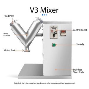 Mélangeur de granulés de haute qualité pour fabricants, processeur de granulés sur pied, mélangeur de poudre alimentaire avec prix - Product Image 4