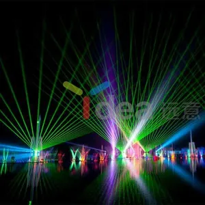 Hot sales 40W 60W RGB outdoor laser logo projector for landmark projects