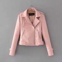 Veste en cuir une pièce pour femme, style populaire, tendance automne, logo personnalisé, fermeture éclair, vêtements pour adultes, couleur unie, vêtements à porter