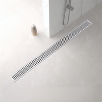 Desagüe de Piso para Bañera con Prevención de Reflujo, Cromado, de Latón, 4 Pulgadas, Diseño Moderno, Fácil de Limpiar e Instalar, con 3 Años de Garantía