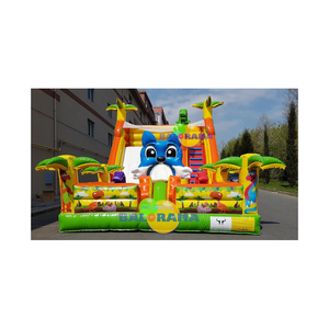 Balorama Aire de jeux gonflable pour enfants 8x5x6m PVC Matériel 20 enfants Capacité 2 ans de garantie - Product Image 1