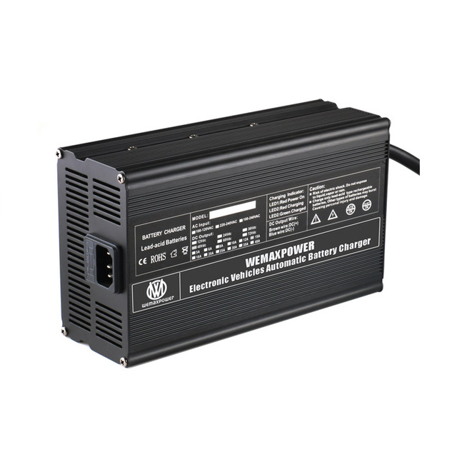 WEMAXPOWER 12a 71.4v 63v 67.2v 73v Li-ion E Rickshaw Electric Vehicle Scooter Car Scooter Battery Charger 60v