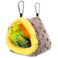 Nid d'oiseau chaud d'hiver, lit confortable pour oiseaux, hamac suspendu pour cage, accessoires pour oiseaux de grande, moyenne et petite taille, pour temps froid