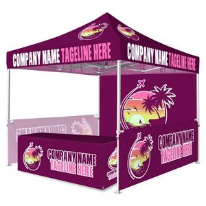 Tente publicitaire extérieure carrée personnalisée avec impression de logo et service de conception créative - Product Image 3