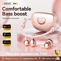 Auriculares Inalámbricos M106 con Clip para la Oreja, Cancelación Activa de Ruido (ANC), Resistentes al Agua IPX4, Control Táctil, hasta 5 Horas de Reproducción
