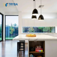 Diseño innovador estilo personalizado Ventanas de aluminio ventana de vidrio fija utilizada para exteriores