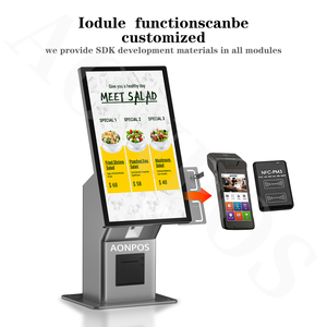 Kiosque Aonpos écran tactile extérieur OEM ODM libre-<span class=keywords><strong>service</strong></span> Kiosque de paiement en espèces Machine - Product Image 4