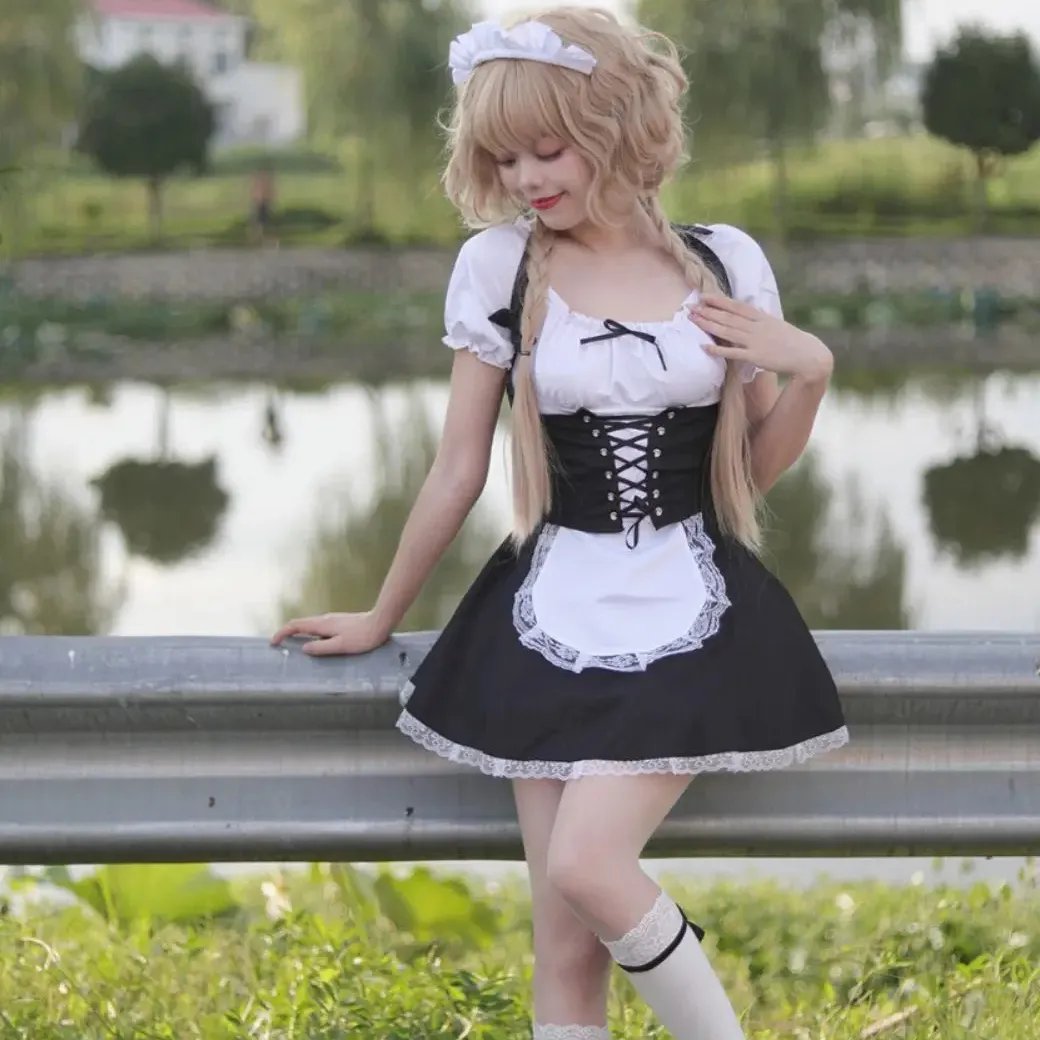 Nuovo abito da sirenetta francese carino Lolita due yuan vestito sexy gioco di ruolo