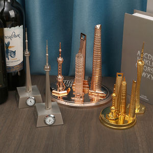 Souvenir Architettonico in Metallo <span class=keywords><strong>3D</strong></span> Personalizzato, Modellino di Edificio Iconico, Statuetta in Metallo su Misura - Product Image 2