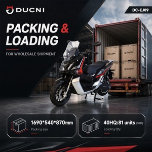 มอเตอร์ไซค์ Ducni 72v 3000w ขนาด 13 นิ้ว พร้อมมอเตอร์ฮับในตัว สำหรับการเดินทางในเมือง รุ่น Ej09 - Product Image 5