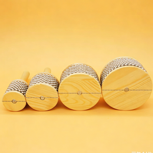 Wholesale Orff Percussion <b>Instrument</b> 8.5 CM Wooden Cabasa Children's <b>Music</b> <b>Instruments</b> Kindergarten Performance Kids Toys - Product Image 3