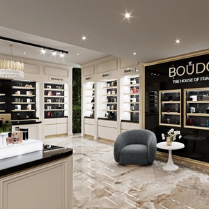 Custom Perfume Showroom Furniture | Retail Display & Store Equipment for Duty Free Shop Interior Design - Product Image 1