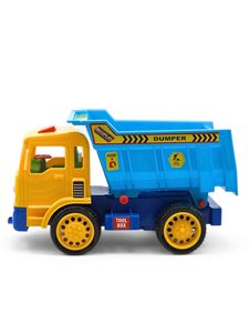 MOTOPLAY DUMPER Un camión de juguete resistente y vibrante, diseñado para horas de juego imaginativo. Con colores brillantes y detalles realistas. - Product Image 3