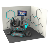 Simulador de vídeo de realidad virtual 9d, precio, juego de plataforma de PC, máquina de auriculares, juego Vr, máquina de juego de disparos Arcade, certificado CE