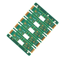 PCB Multilevel 6 Lapisan Dua Sisi dengan Perawatan Permukaan Pelapisan Emas untuk Sirkuit Cetak Keyboard PCB