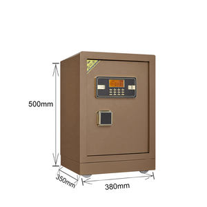 Coffre-fort de sécurité à domicile en acier résistant au feu avec <span class=keywords><strong>alarme</strong></span> de verrouillage numérique électronique montage mural/au sol pour un stockage d'argent sécurisé - Product Image 4