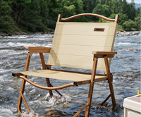Chaise pliante d'extérieur en alliage d'aluminium, chaise Kermit, portable, pour la pêche, la plage, la salle à manger, le camping, la randonnée et le jardin