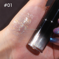 Lip Gloss Vegan Pearlescent Non-Stick Private Label dengan Glitter