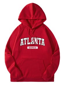 Sweat-shirts à capuche pour hommes, en coton/polyester, à manches longues, avec broderie, pour l'automne - Product Image 5