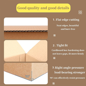 Thùng carton lớn, chắc chắn, tái chế, dùng để lưu trữ, giao hàng, đóng gói hàng hóa - Product Image 6