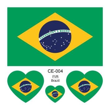 Soccer Fan Country Flag Stickers Mini Stickers, Waterproof Game ...