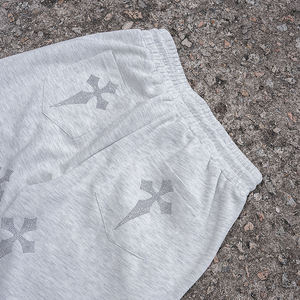 त्वरित शुष्क प्लस आकार बैगी चौड़े पैर पैंट पुरुषों की सड़क पहनते हैं पुरुषों की सड़क पर कस्टम क्रॉस गैंडा डिजाइन - Product Image 6