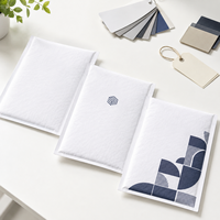 Personnalisé 6x10 pouces # 0 enveloppes à bulles en kraft auto-adhésives, petites pochettes d'expédition rembourrées, vente en gros