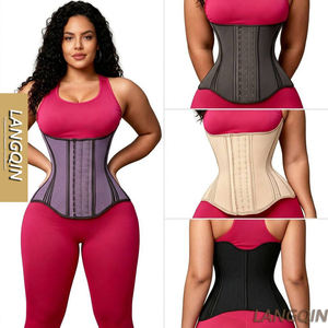 Langqin Breathable Sports Waist Protection Corset Woman's Fitness Latex Body-Shaping Belt Tight Abdominal Corset for Workout - Product Image 1