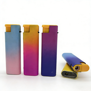 Encendedor de Gas Recargable de Acero de Diseño Moderno OEM, Encendedor de Butano Resistente al Viento, Encendedor Electrónico de Chorro, Regalos Empresariales para Cigarros y Cigarrillos - Product Image 3