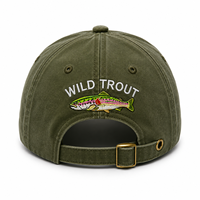 Casquette de baseball brodée 3D en coton lavé, style outdoor, pour la pêche, le sport, la protection solaire, pour homme, pêcheur, camping en bord de rivière