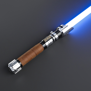 Sabre laser <span class=keywords><strong>XENO</strong></span> 4.0 Proffie avec poignée métallique recouverte de cuir, mouvement fluide, 34 jeux de sons, épée laser robuste pour duels, jouet sabre laser - Product Image 2