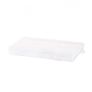 Transparent <b>Plastic</b> <b>Storage</b> Box With Lid Rectangle 1.7 Double Buckle Long PP Jewelry And Electronic Component Packaging Box - Product Image 4