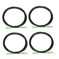 Kabel Patch Fiber Optik Singlemode SC APC Tahan Air, Sampel Gratis, Pasokan Pabrik, Peralatan Fiber Optik FTTH