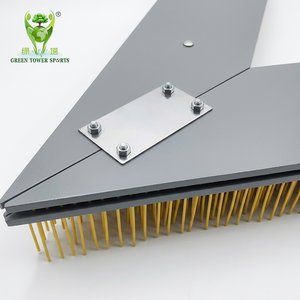 Brosse à peigner triangulaire pour gazon artificiel, outil <span class=keywords><strong>de</strong></span> brossage pour le remplissage <span class=keywords><strong>de</strong></span> gazon synthétique, pour terrain <span class=keywords><strong>de</strong></span> football, terrain d'entraînement scolaire - Product Image 3