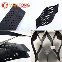 Geocell HDPE Bertekstur Halus Berlubang untuk Stabilisasi Lereng, Dinding Penahan Tanah, Stabilisasi Tanah, dan Pengendalian Erosi