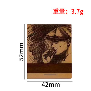 Razor Gang Bloodbath Gangster Match Wooden Matchstick Personalized Retro Disposable <b>Matchbox</b> For Gift And Smoking - Product Image 4