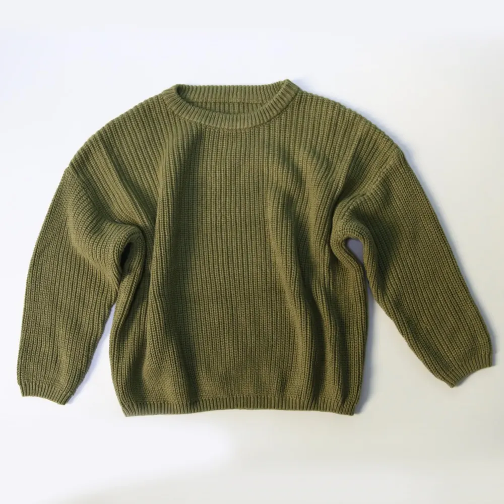 Peuter Kinderen Herfst Winterkleding Kinderen Chunky Gebreide Vintage Pullover Meisjes Jongens 'Lange Mouw Losse Tops Baby Sweater