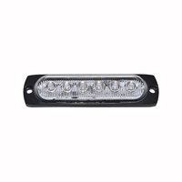 Feux de signalisation d'urgence LED rectangulaires de 4,4 pouces pour remorque, camion, lampe clignotante, conforme aux normes SAE/DOT/FMVSS108