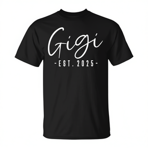 Camiseta de Embarazo Promocional de la Nueva Colección Gigi Est 2025 para Futuras Mamás - Product Image 2