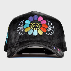 Gorras MURATRAVIS <span class=keywords><strong>UTOPIA</strong></span> Muratravis Innedit Personalizadas al por Mayor, Gorra de Béisbol de 5 Paneles con Visera Curva, Gorra Snapback Negra - Product Image 3