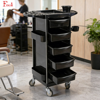 Chariot de Barbier en Plastique Durable à 5 Tiroirs pour Salon de Coiffure et de Beauté - Vente en Gros