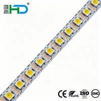 Tira de Luces LED RGB USB Sk6812 5v 2835 para Edificios, Mini Píxeles RGBW Sk6812, Tira de Luces Programable de 12v con Píxeles RGB