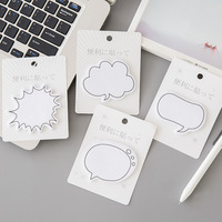 Ensemble de notes autocollantes pastel mignonnes à l'effigie de dessins animés, marque-pages en papier adhésif, autocollants de papeterie, cadeaux pour filles