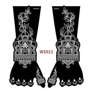 Vente en gros de pochoirs pour écran au henné autocollant de <span class=keywords><strong>tatouage</strong></span> temporaire maquillage main bras indonésien étanche faux <span class=keywords><strong>tatouage</strong></span> temporaire - Product Image 5